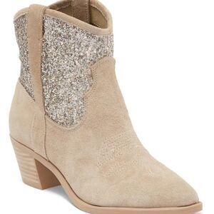 Sonya Glitter Western Boot